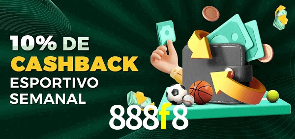 10% de bônus de cashback na 888f8